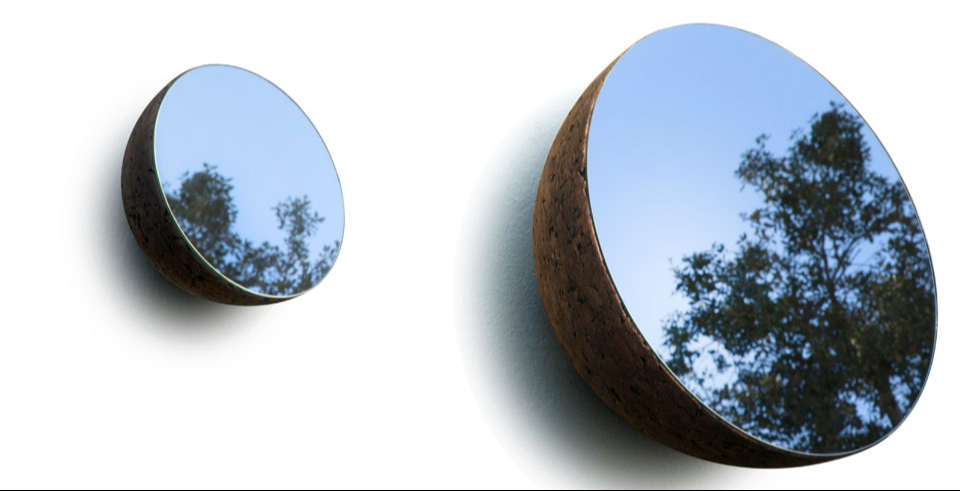 Moon mirrors by Daniel Vieira for Blackcork